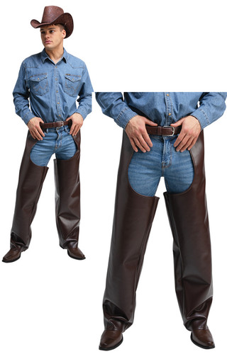 Deluxe kunstleder cowboy - cowboy, chaps