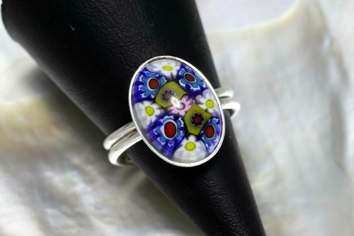 Venezianischer millefiori ring - venezianischer,