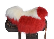 Lammfell Sattelbezug