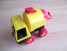 DDR, orig. Betonmischer mit Kippfunktion u. Laufwerk, Kunststoff, ca. 18cm lang