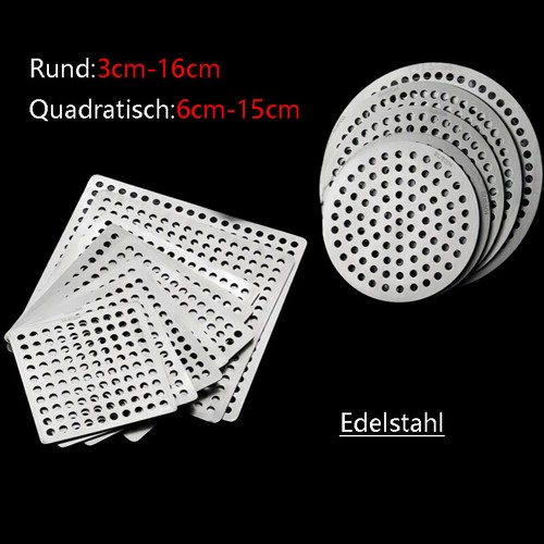 Quadrat runde bodenabfluss - quadrat,
