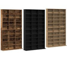 CD Aufbewahrungsschrank, Medien Aufbewahrung Regal Regal Organizer mit 30 offenen Fächern