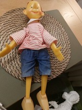 Buratino DDR Spielzeug Puppe Vintage Kinderpuppe UdSSR Pinocchio Sowjetunion