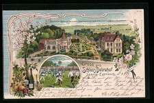 Lithographie Leipzig-Eutritzsch, Obstwein-Versand-Etablissement m. Obstweinschä 