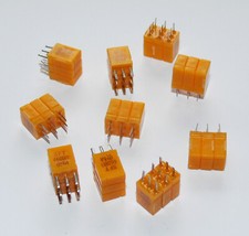 10x Murata keramische Filter SFT 460B3, 460 kHz AM Radio, Keramikfilter orange