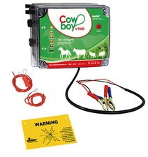 Weidezaungerät Cowboy V9000 - 12 Volt Batteriegerät Elektrozaungerät Schafzaun