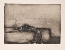 Paul Wunderlich/1961/Liegender