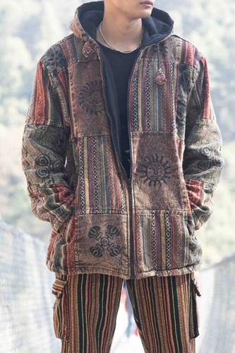 Braune patchwork - braune,