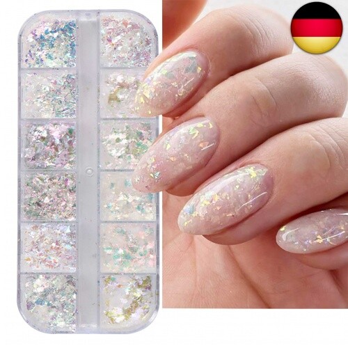 Jmeowio nagel glitzer - glitzer, 12