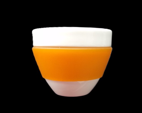 Porzellan becher mit orangen - becher, -mit