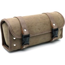 Motorrad Werkzeugrolle Satteltasche  Universal Braun