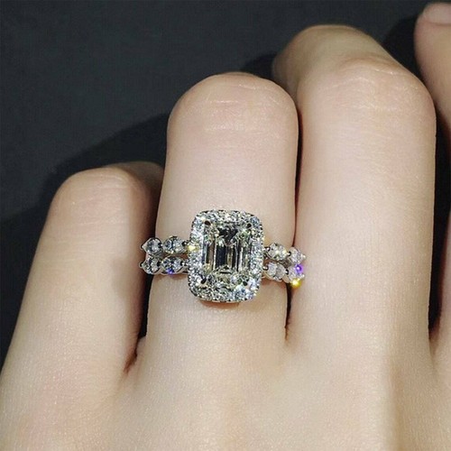 5kt diamant smaragd - 3,5kt,