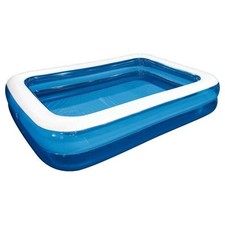Swimmingpool Pool Blau 262 x 175 x 51 cm Kinder Schwimmbecken Familienpool NEU
