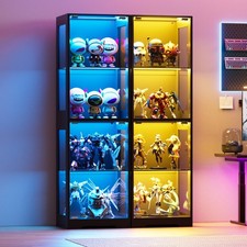 Glasvitrine mit Dreifarbig LED