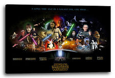 Lein-Wand-Bild: Star Wars