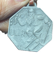 Ullr zink medaillon 1955 - zink,
