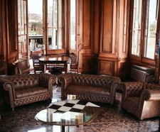 Chesterfield Classik  3+2+1 in Leder A1SP900 Garnitur