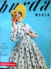 altes Burda Modeheft Nr. 3  / 1957 mit Schnittmuster, die neue Frühjahrsmode