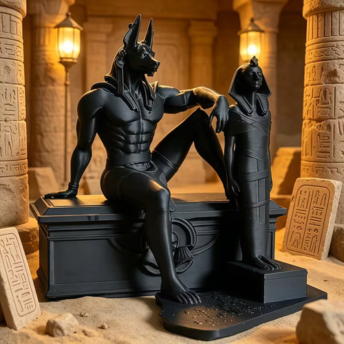 Anubis statue ägypten gott - anubis,