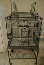 Vogelvoliere Vogelkäfig Vogelhaus Grau XXL Voliere Käfig Zuchtkäfig Tierkäfig 15