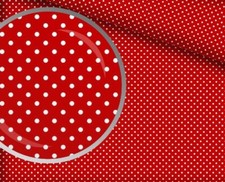 Baumwollstoff Punkte 2mm