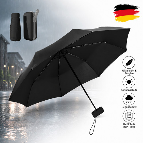 Kompakter regenschirm mit - kompakter,