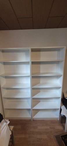 Bücherregal weiß - 3x,