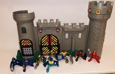 Vintage Fisher Price Figuren Ritter Spielkameraden Burg Spielset 1996 Mittelalter