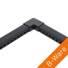 B-Ware Kabelkanal-System für Homeoffice und TV/Hifi schwarz