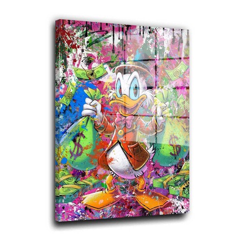 Pop art duck money comic - pop,