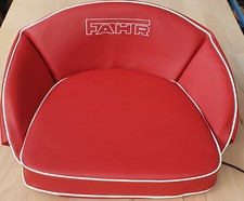 FAHR Traktorkissen Sitzkissen Kissen Traktor Trecker Schlepper Rot