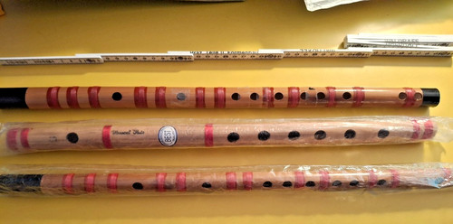 Traditionelle bansuri - 3x,