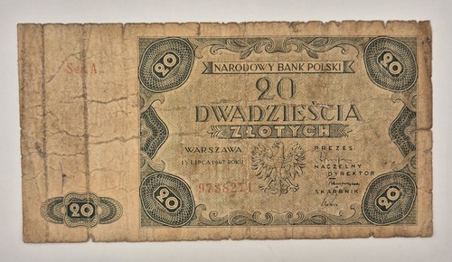 Polen banknote zlotych - polen,