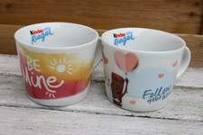 2 Kinder Riegel-Sammeltassen, aus 2022 (follow your heart + be mine)