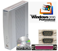 WINDOWS 2000 COMPUTER 40GB FESTPLATTE DVD-ROM RS232 SERIAL LPT PARALLEL VGA TC56