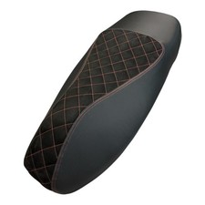 Sitzbezug für Vespa Piaggio GTS 125 150 300 2014-2018 Carbon - Alcantara Rauten