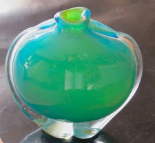 Schwere Glas Vase - MURANO -