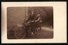 Foto-AK Hindenburg, Paar auf