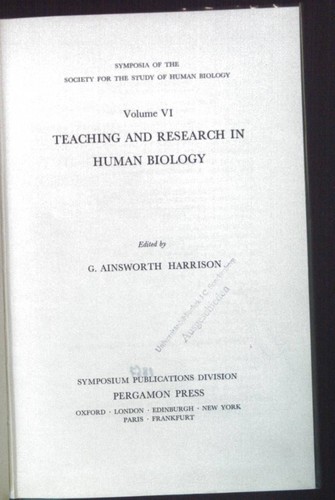Teaching and research human - research, in