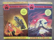 2 STK. Raumschiff  Promet  Science Fiction  Romane  alt