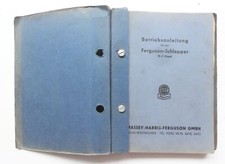 Massey Harris Ferguson TE- F 20 Schlepper Betriebsanleitung Ersatzteilliste 1954