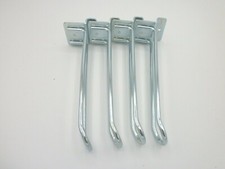 Doppelhaken verchromt für Lamellenwand/Panellenwand,a 4 Stück,15cm,Neuwertig