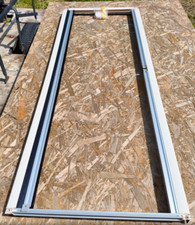 Hymer Aufbautür-Fliegengitter Insektenschutztür Bestellmaß 1731 x 600 RAL 9001