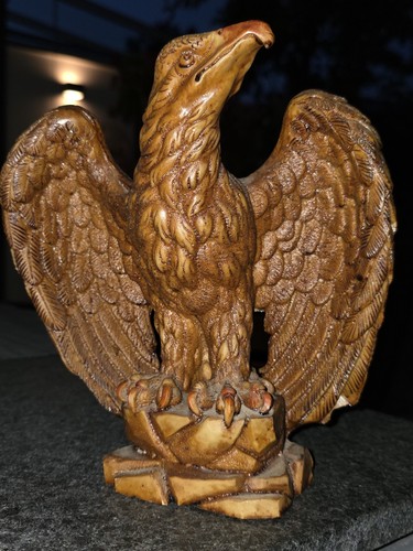Skulptur adler 22cm - h:22cm, resin