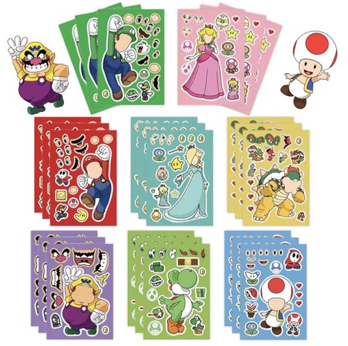 Super mario sticker puzzle - super,