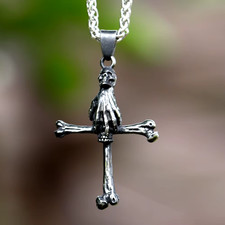 316L Edelstahl Kreuz Jesus