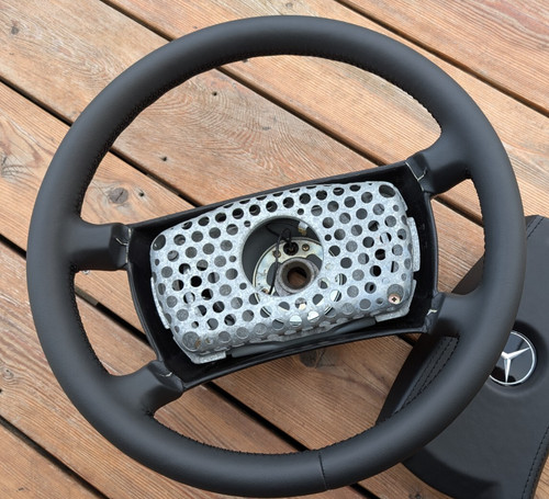 New leather steering - new, wheel