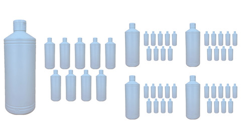 50x leere plastikflaschen - 50x,
