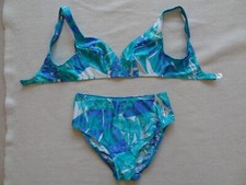 VINTAGE Bikini in Aqua-Farben