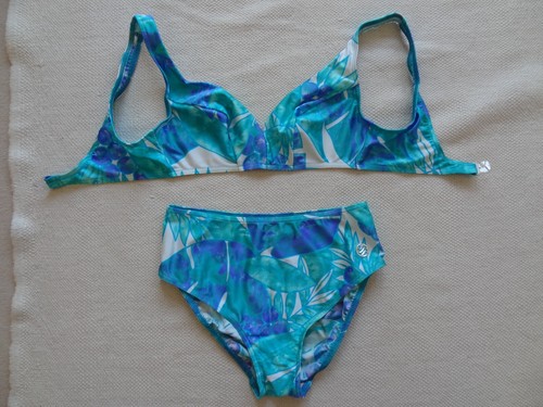 Vintage bikini aqua farben - in, aqua-farben